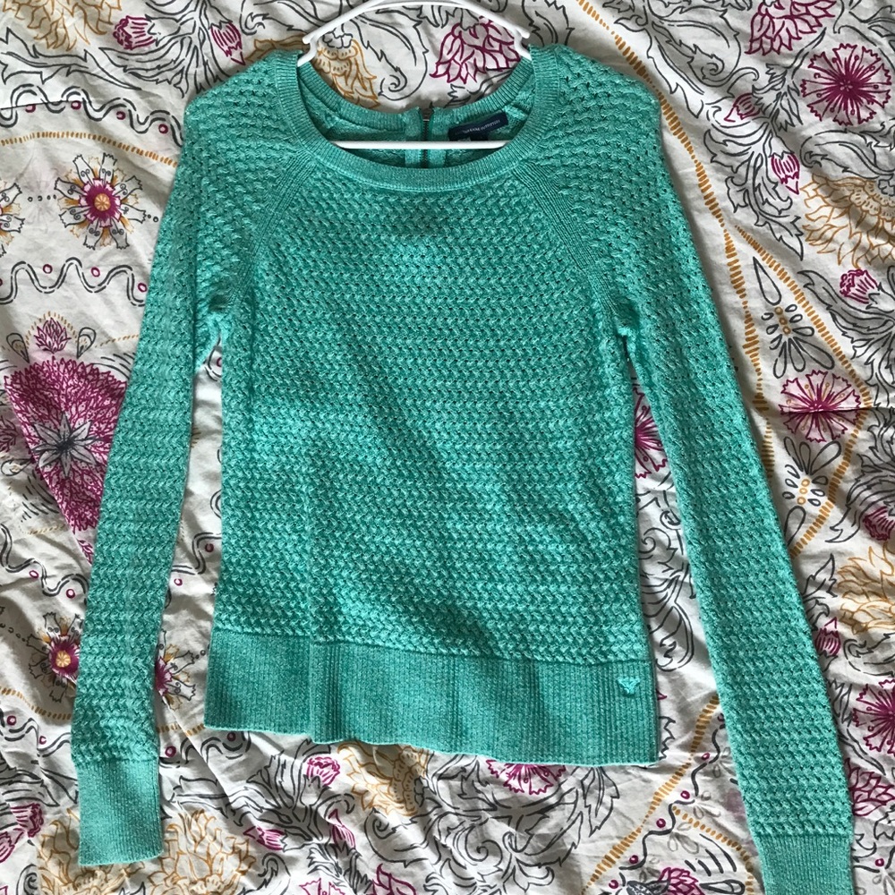 Mint/Teal American Eagle sweater